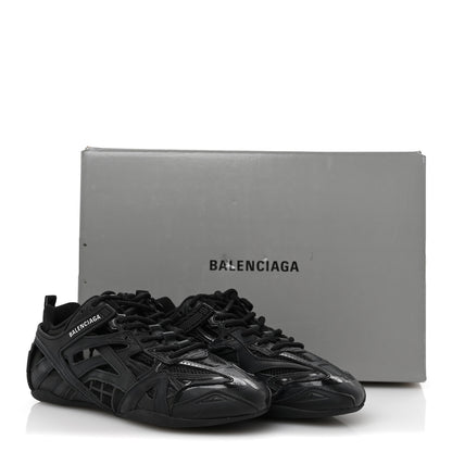 Balenciaga Mesh Rubber Monocolor Womens Drive Sneakers 37 Black 10 of 10