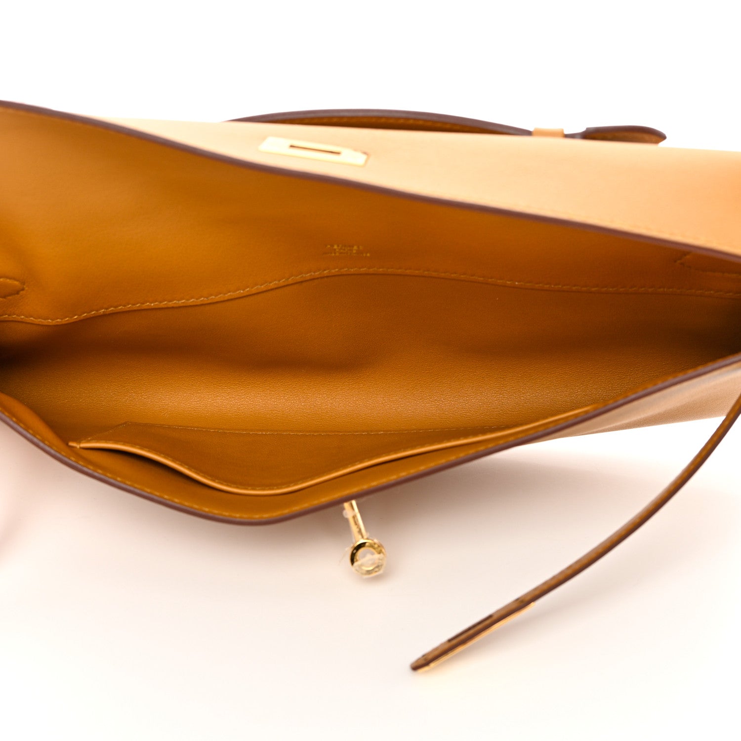 Hermes Swift Kelly Cut Clutch Pochette Sesame 5 of 8