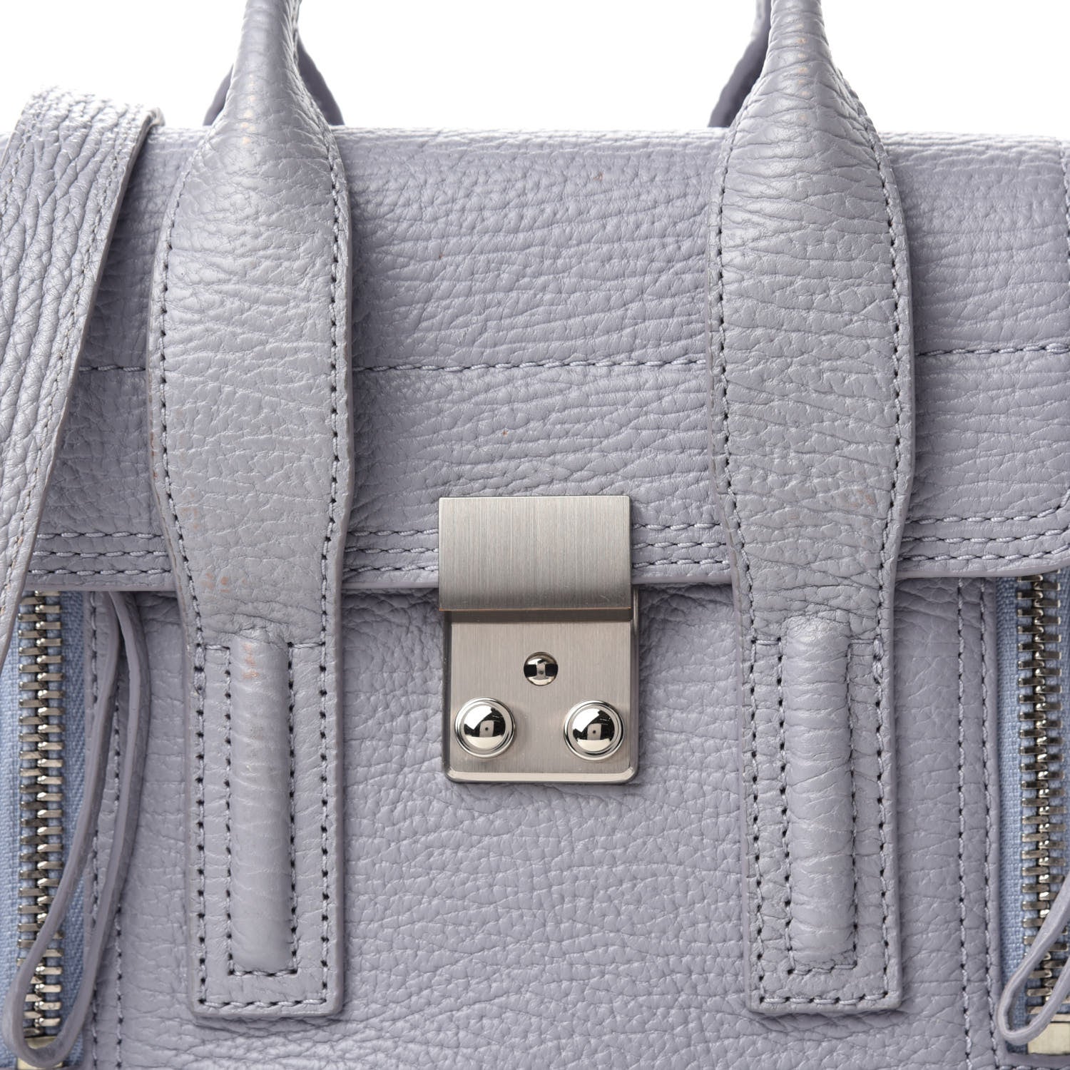 3.1 Phillip Lim Textured Calfskin Mini Pashli Satchel Light Blue 11 of 11