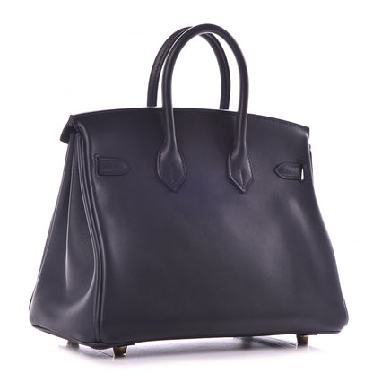 Hermes Swift Birkin 25 Bleu Indigo 3 of 12
