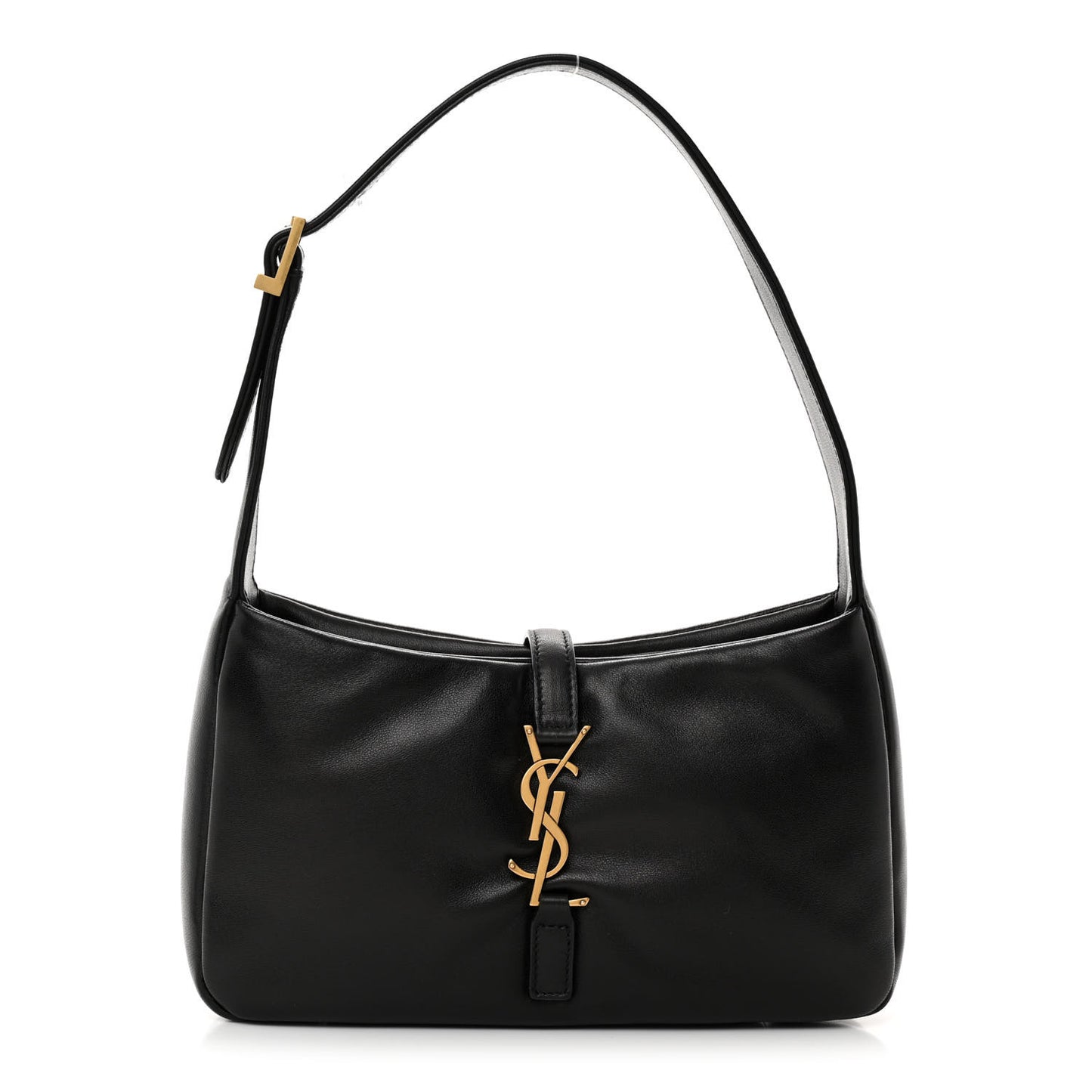 Padded Lambskin Le 5 A 7 Hobo Black