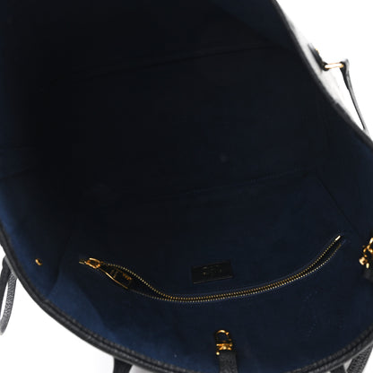 Louis Vuitton Empreinte Monogram Giant Neverfull MM Black 6 of 12