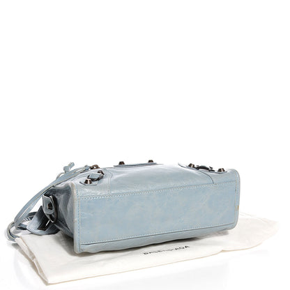 Balenciaga Agneau Classic Hardware Mini City Bleu Acier Ciel 5 of 20