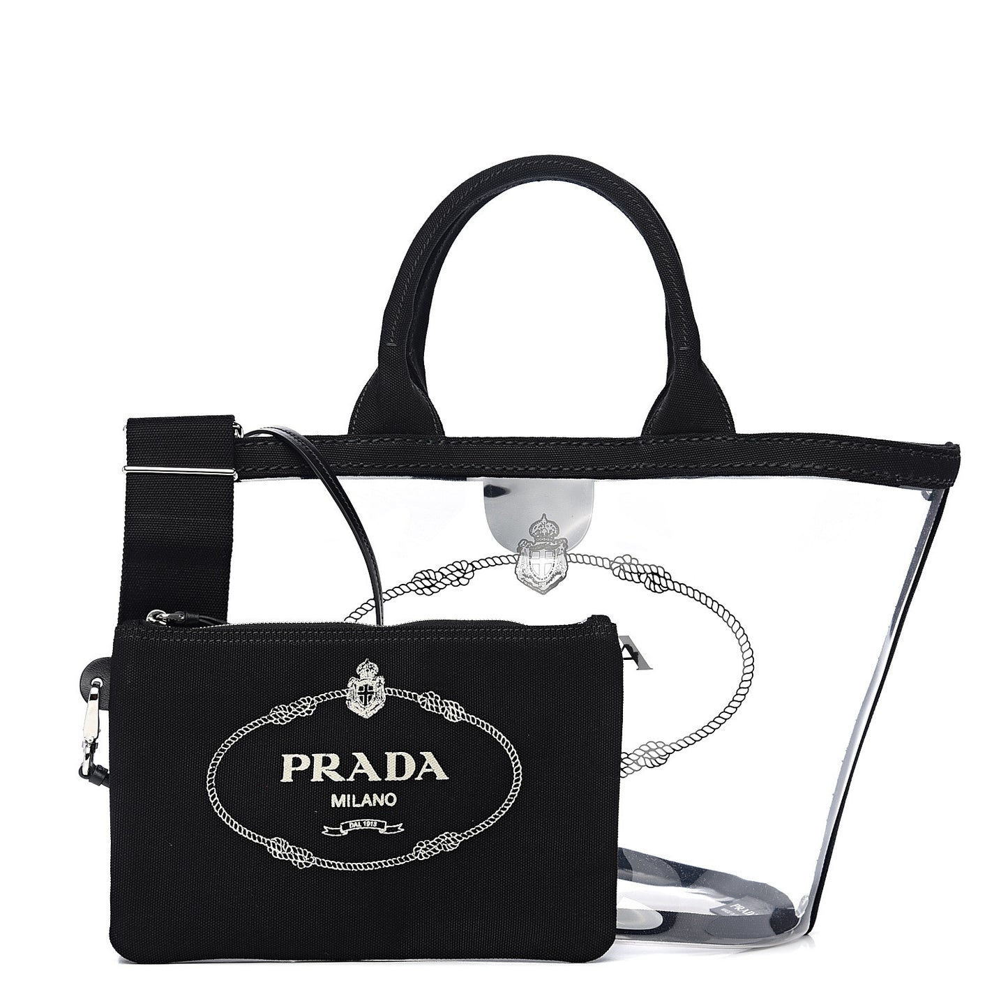 Plexiglass Canapa Small Shopper Tote Black