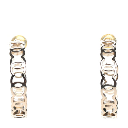 Chanel Metal CC Hoop Earrings Gold 1 of 4