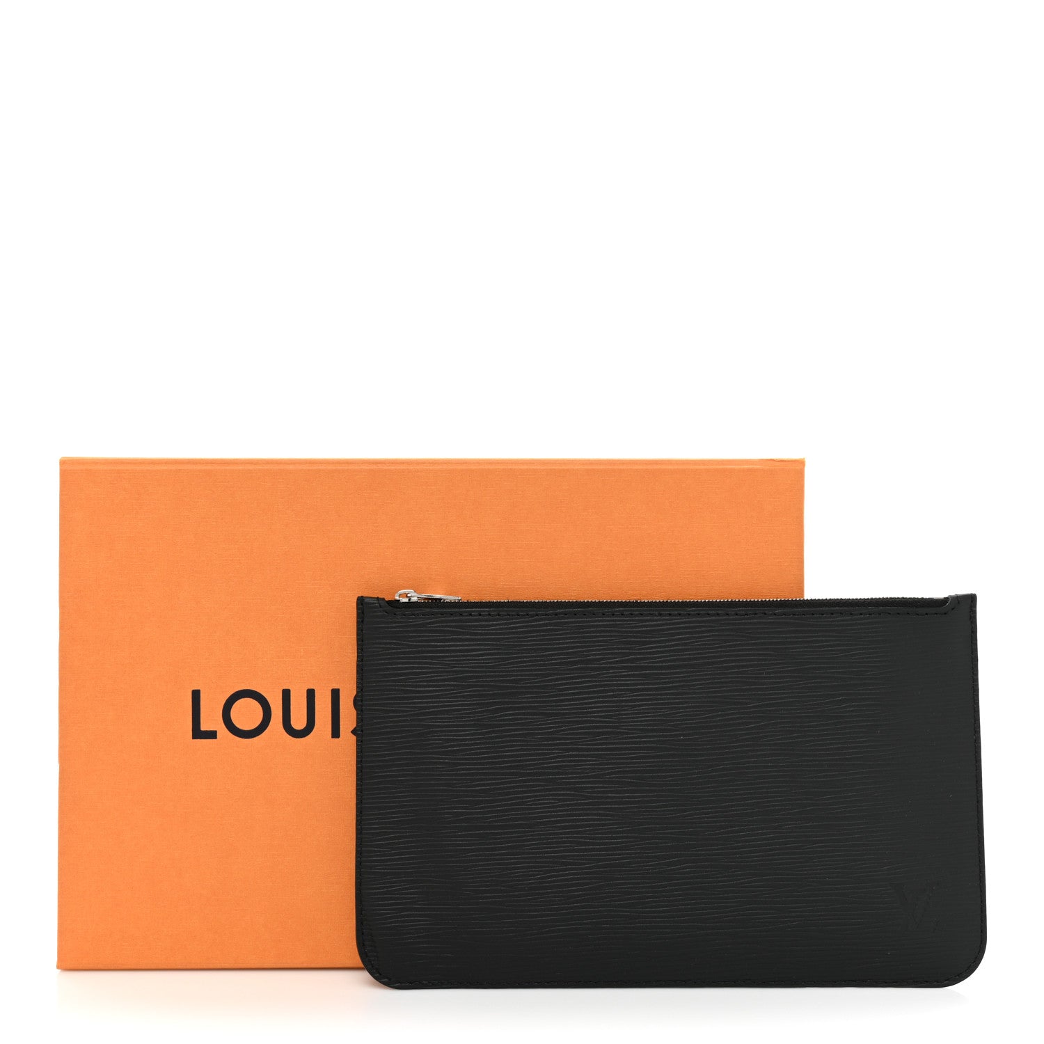 Louis Vuitton Epi Neverfull Pochette MM GM Black 10 of 10