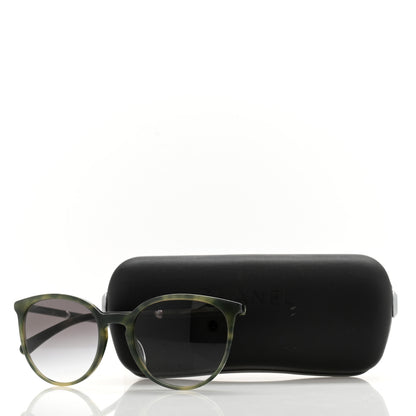 Chanel Acetate Butterfly Pearl Sunglasses 5394-H-A Green 8 of 8