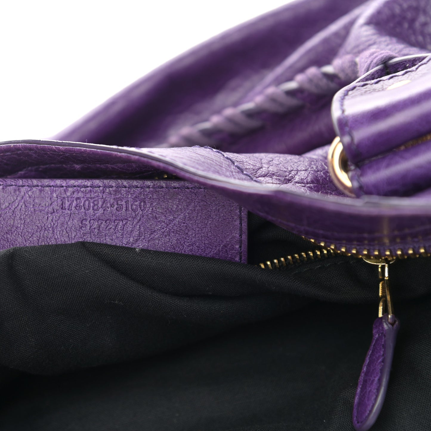 Agneau Giant 21 Gold Hardware City Dark Violet