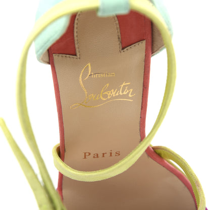 Christian Louboutin Veau Velours Loubi Bee Alta 130 Sandals 35 Multicolor 8 of 13
