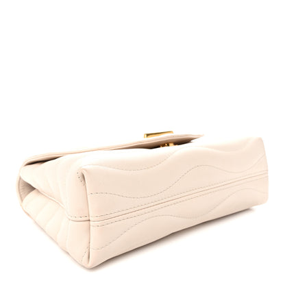 Louis Vuitton Calfskin LV New Wave Chain Bag GM Ivory 4 of 12