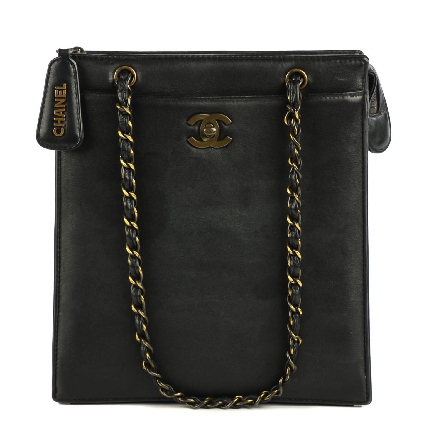 Lambskin Shoulder Bag Black