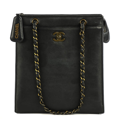 Chanel Lambskin Shoulder Bag Black 1 of 7