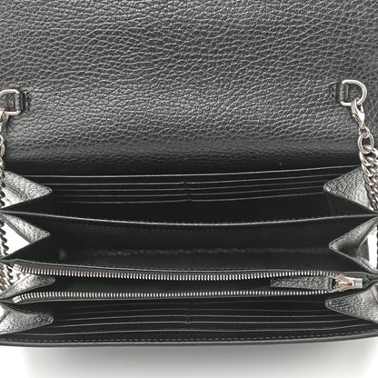 Gucci Calfskin Mini Dionysus Chain Wallet Black 5 of 10