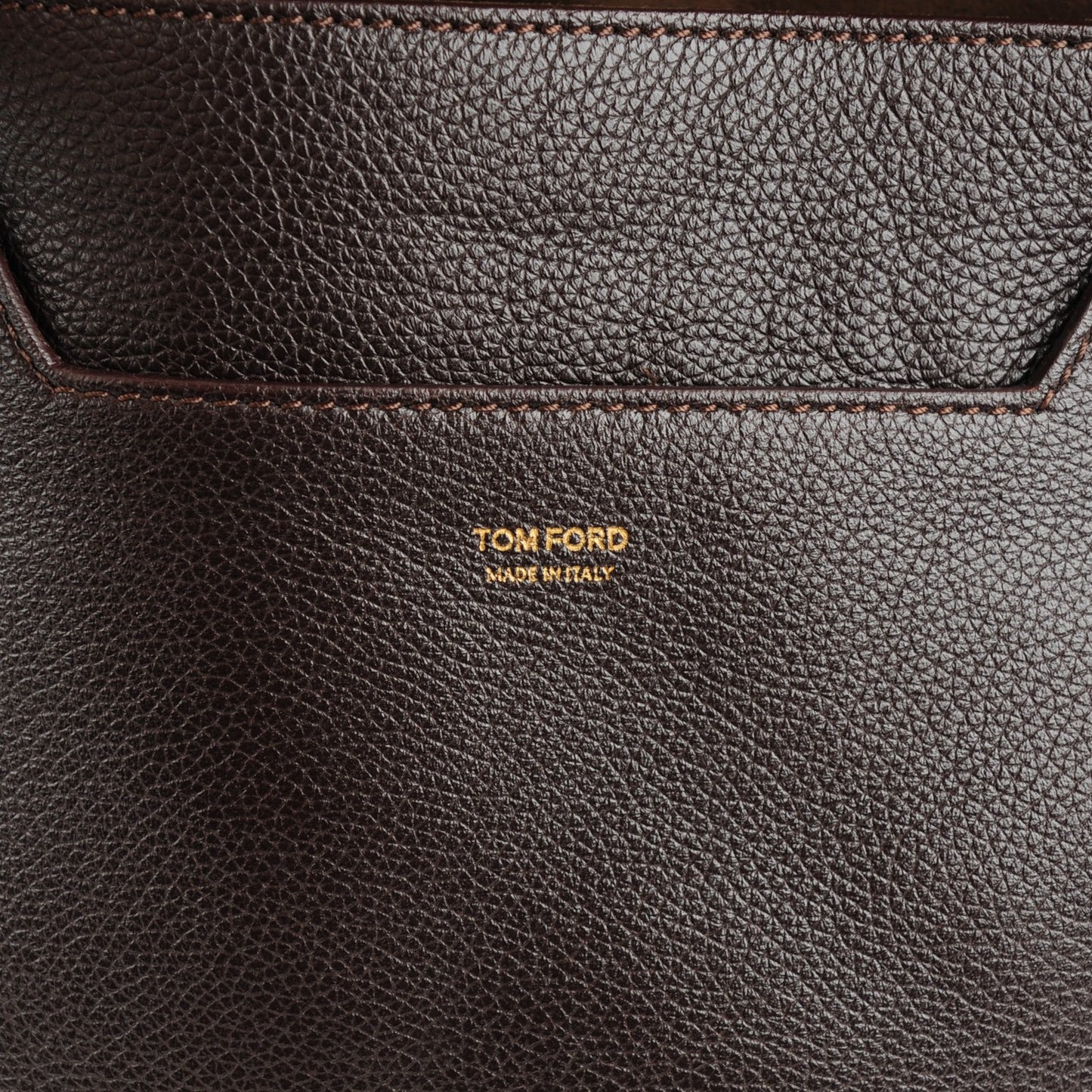 Grained Calfskin Medium Jennifer Crossbody Bag Brown
