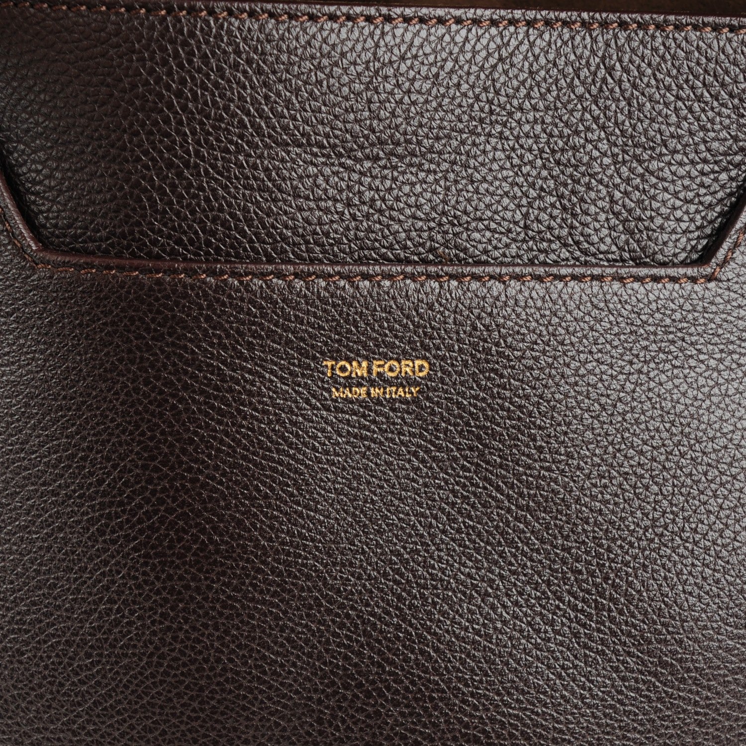 Tom Ford Grained Calfskin Medium Jennifer Crossbody Bag Brown 6 of 7