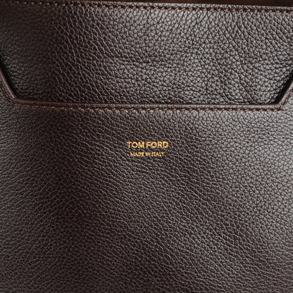Tom Ford Grained Calfskin Medium Jennifer Crossbody Bag Brown 6 of 7