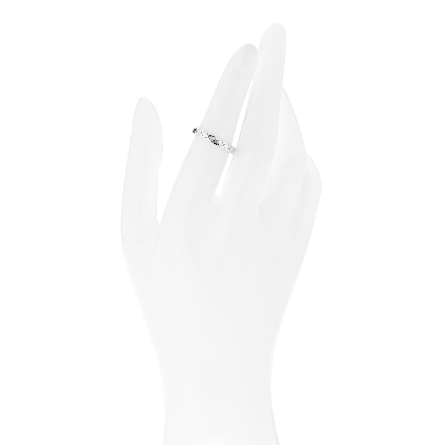 18K White Gold Mini Coco Crush Ring 52 6