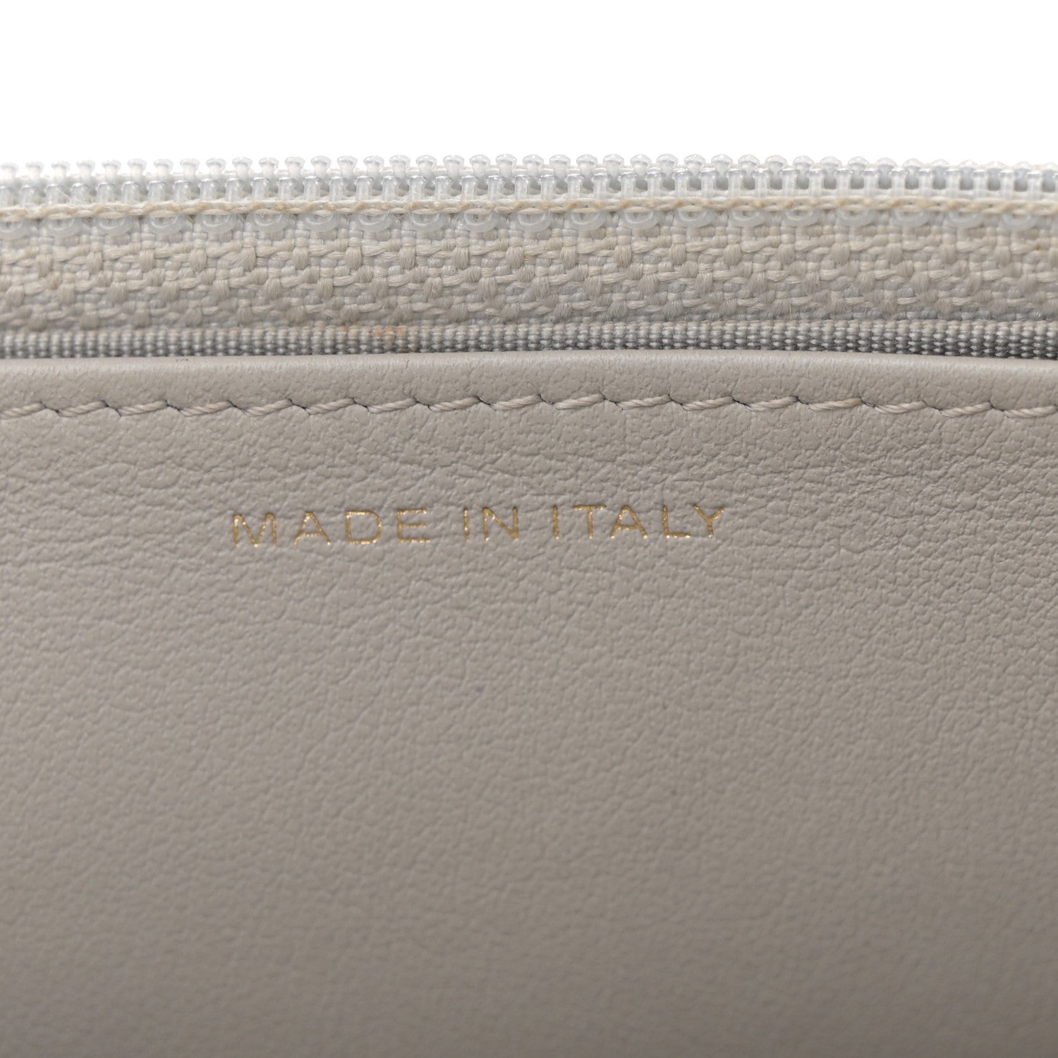 Chanel Caviar Quilted Boy Wallet On Chain WOC Grey 7 of 19