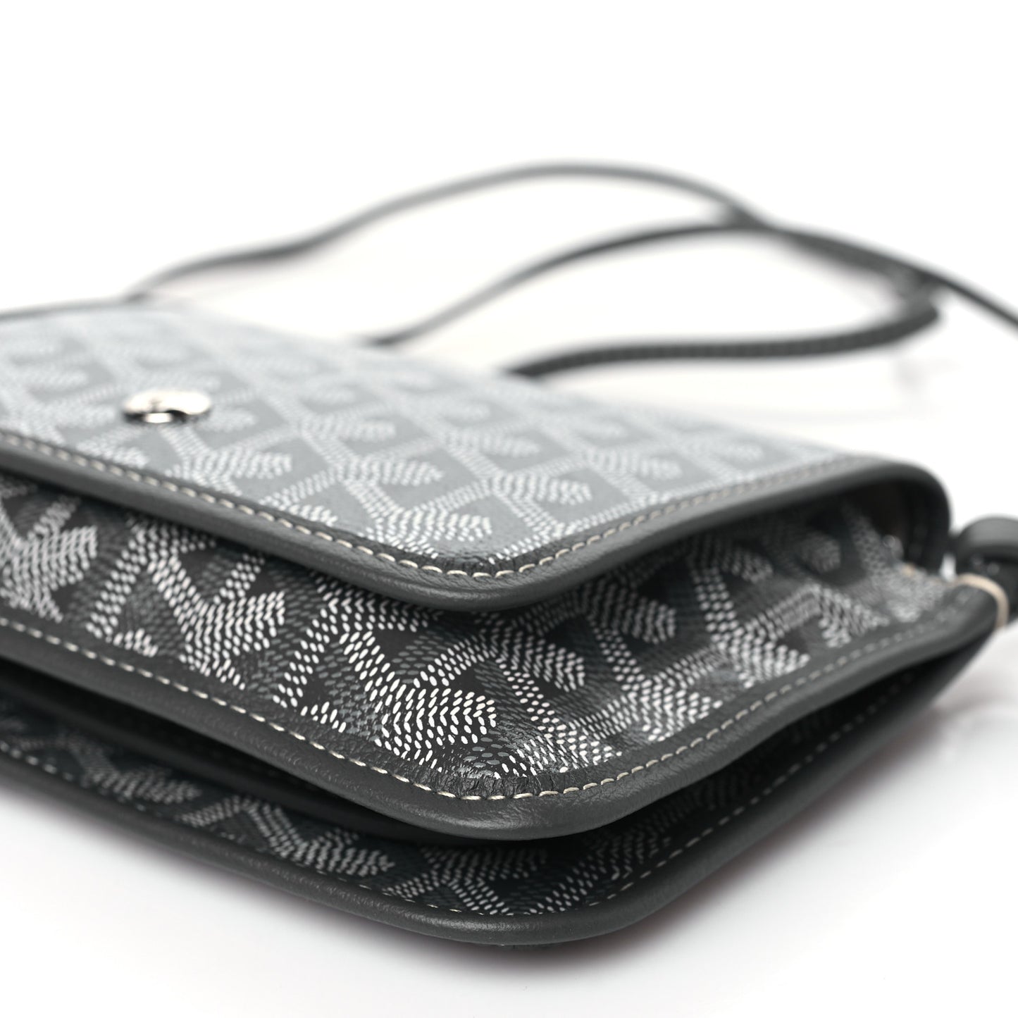 Goyardine Plumet Wallet Clutch Grey