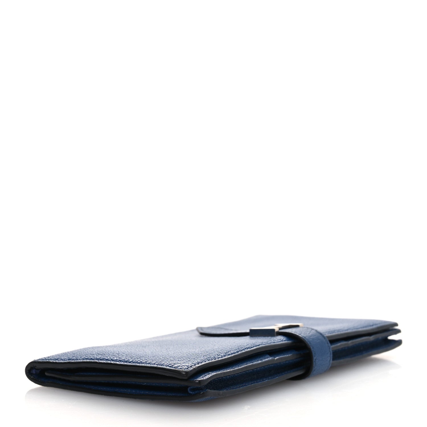 Hermes Chevre Mysore Bearn Gusset Wallet Bleu Agate 4 of 10