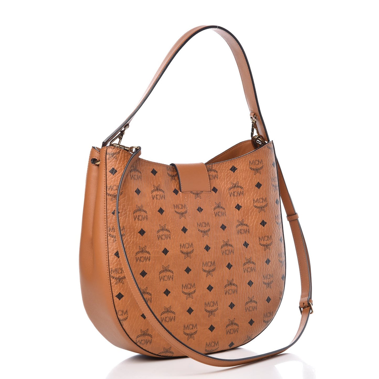 Visetos Large Patricia Hobo Cognac