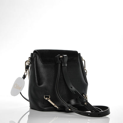 Chloe Suede Calfskin Small Faye Backpack Black 3 of 6