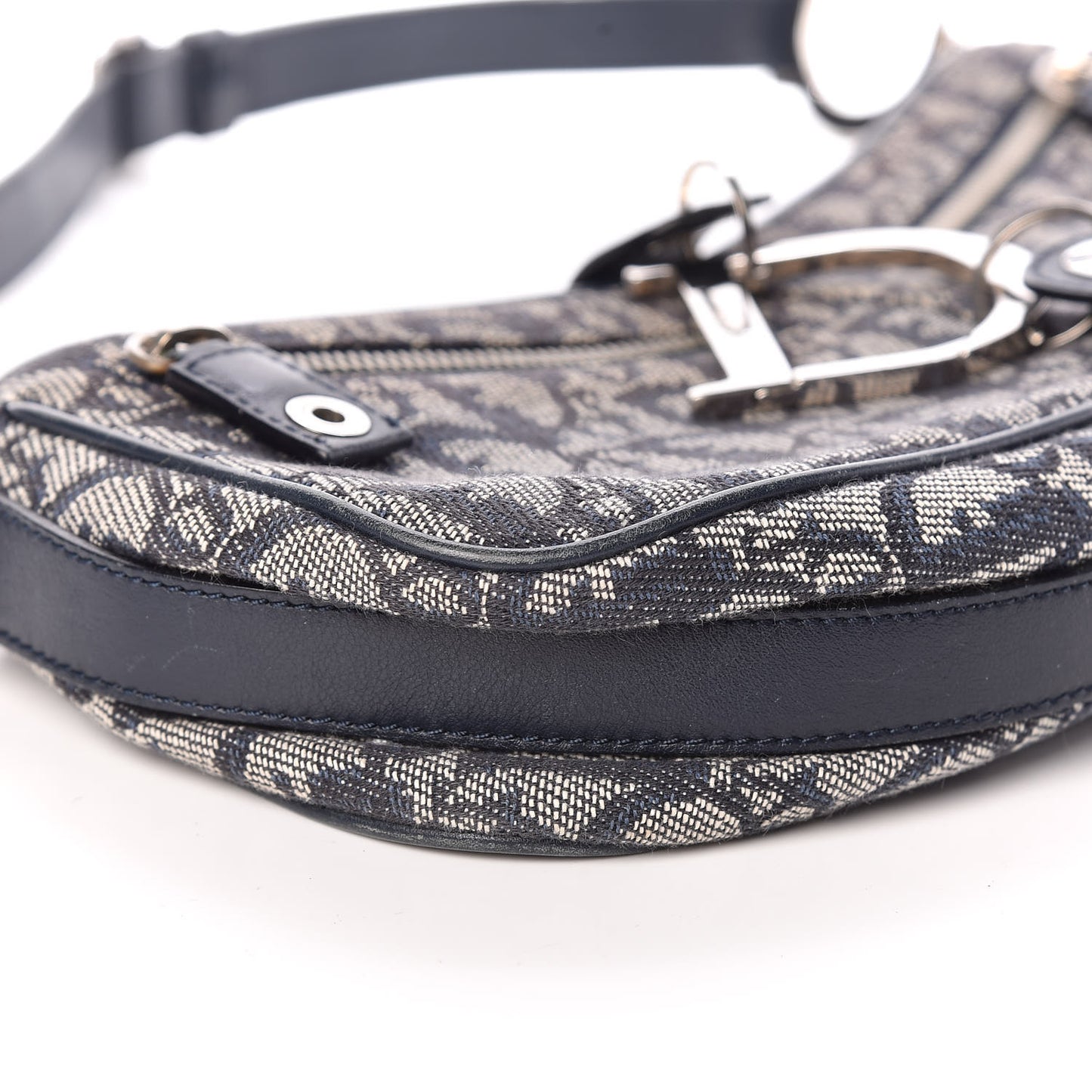Monogram Charm Shoulder Bag Navy