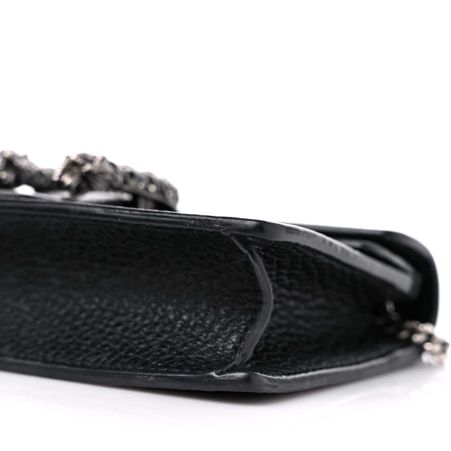 Gucci Calfskin Super Mini Dionysus Shoulder Bag Black 8 of 11