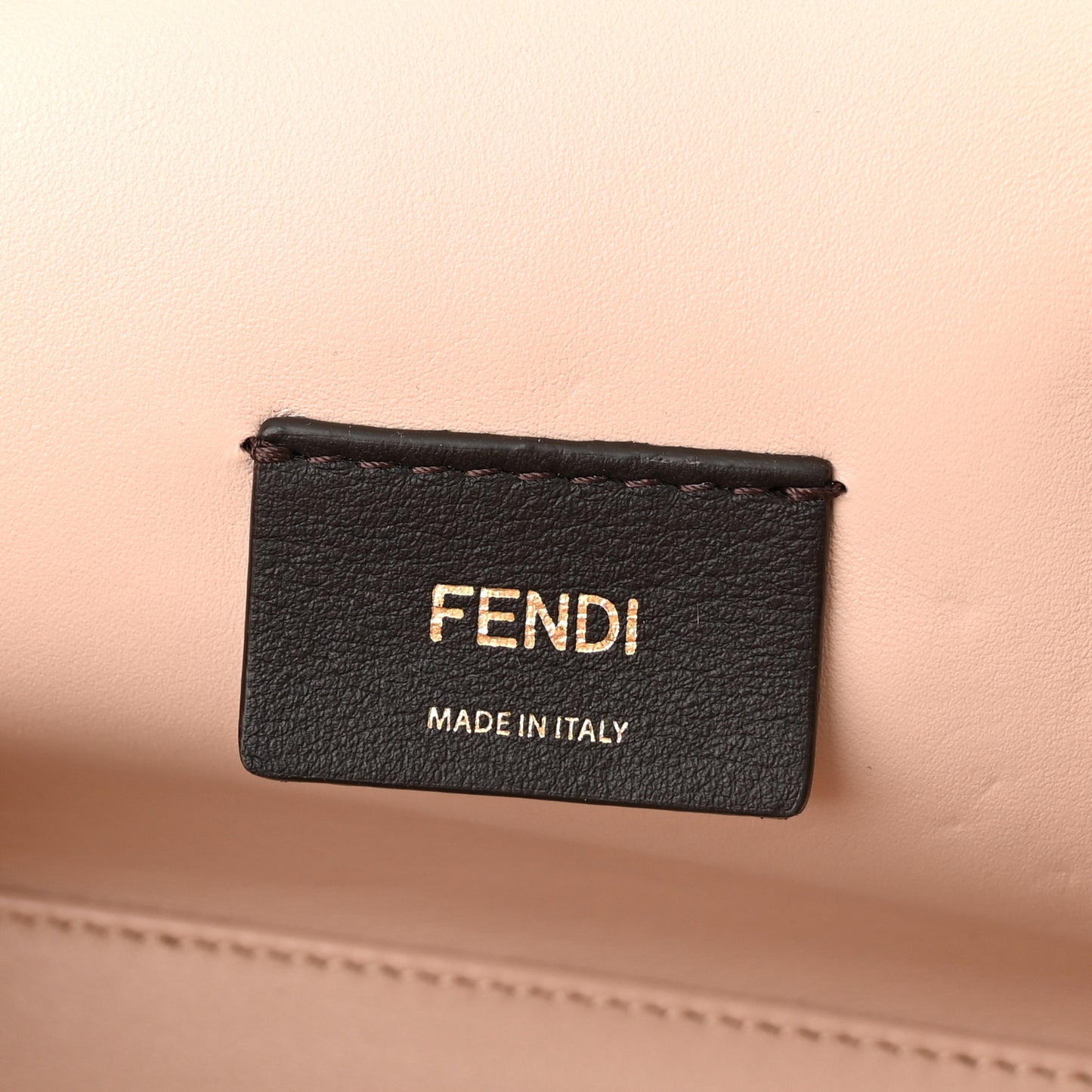 Mink Shiny Nappa Small Fendi First Rosa Plaster