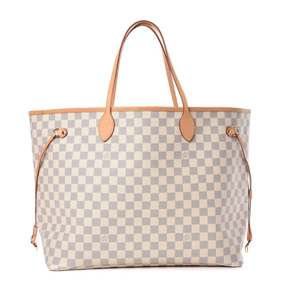 Louis Vuitton Damier Azur Neo Neverfull GM Rose Ballerine 3 of 12