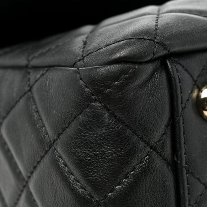 Chanel Calfskin Quilted XXL Travel Flap Bag Black 13 of 13