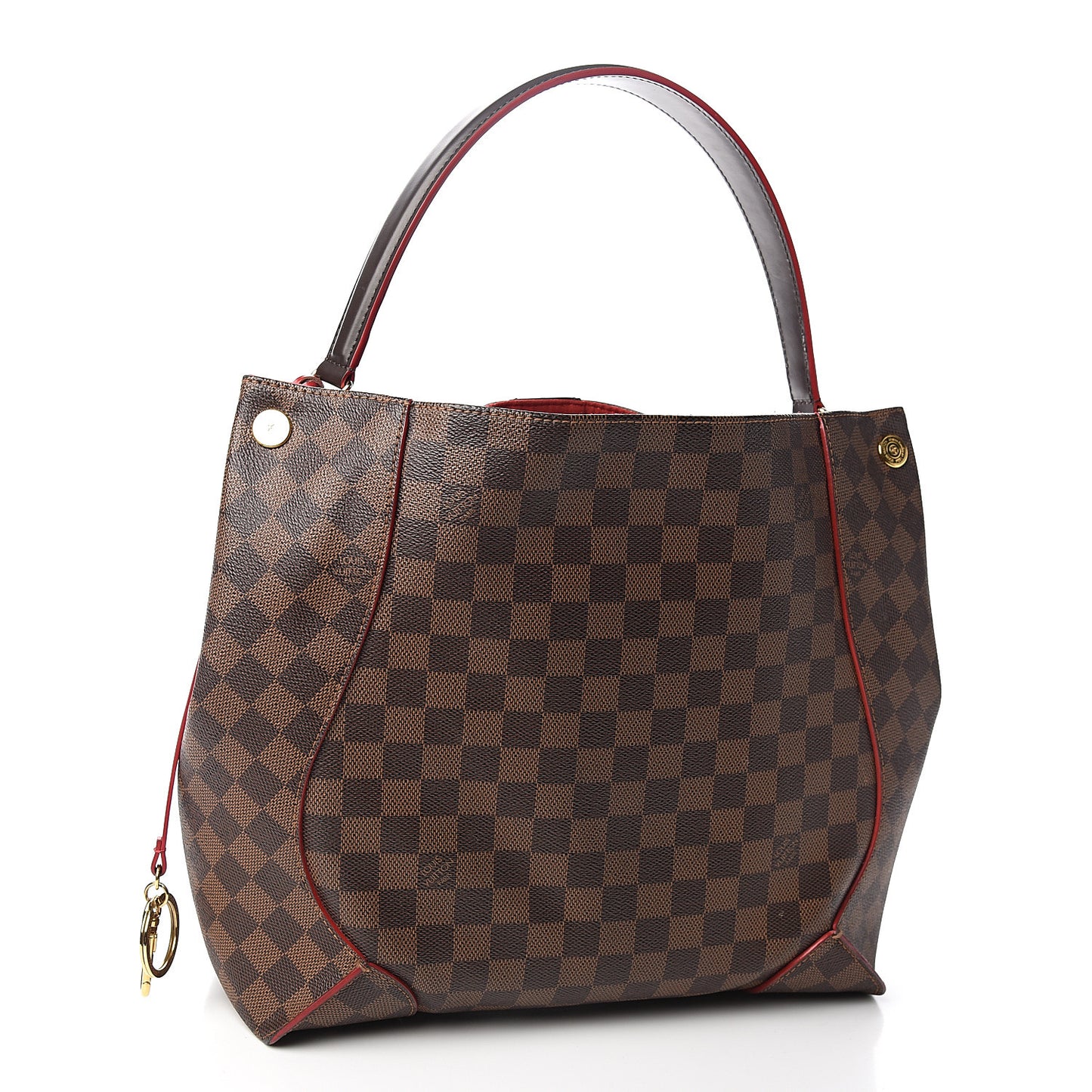 Damier Ebene Caissa Hobo Cherry