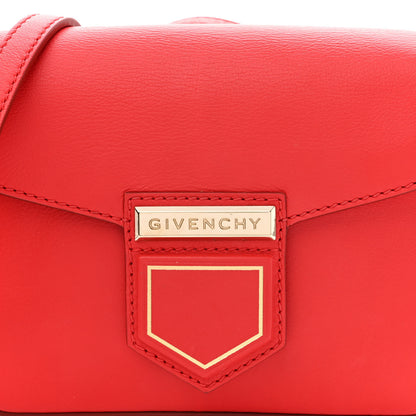 Givenchy Calfskin Mini Nobile Shoulder Bag Red 7 of 9