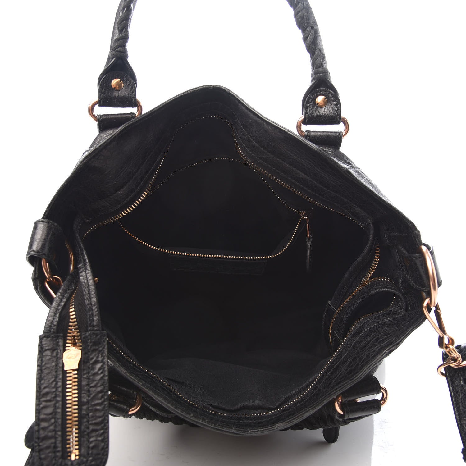 Balenciaga Agneau Giant 12 Rose Gold Hardware Velo Black 5 of 9