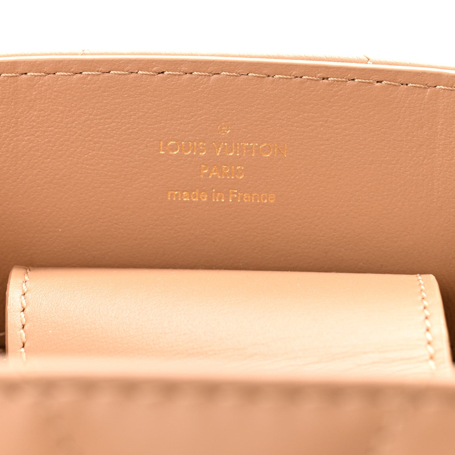 Louis Vuitton Calfskin New Wave Chain Tote Noisette 6 of 9