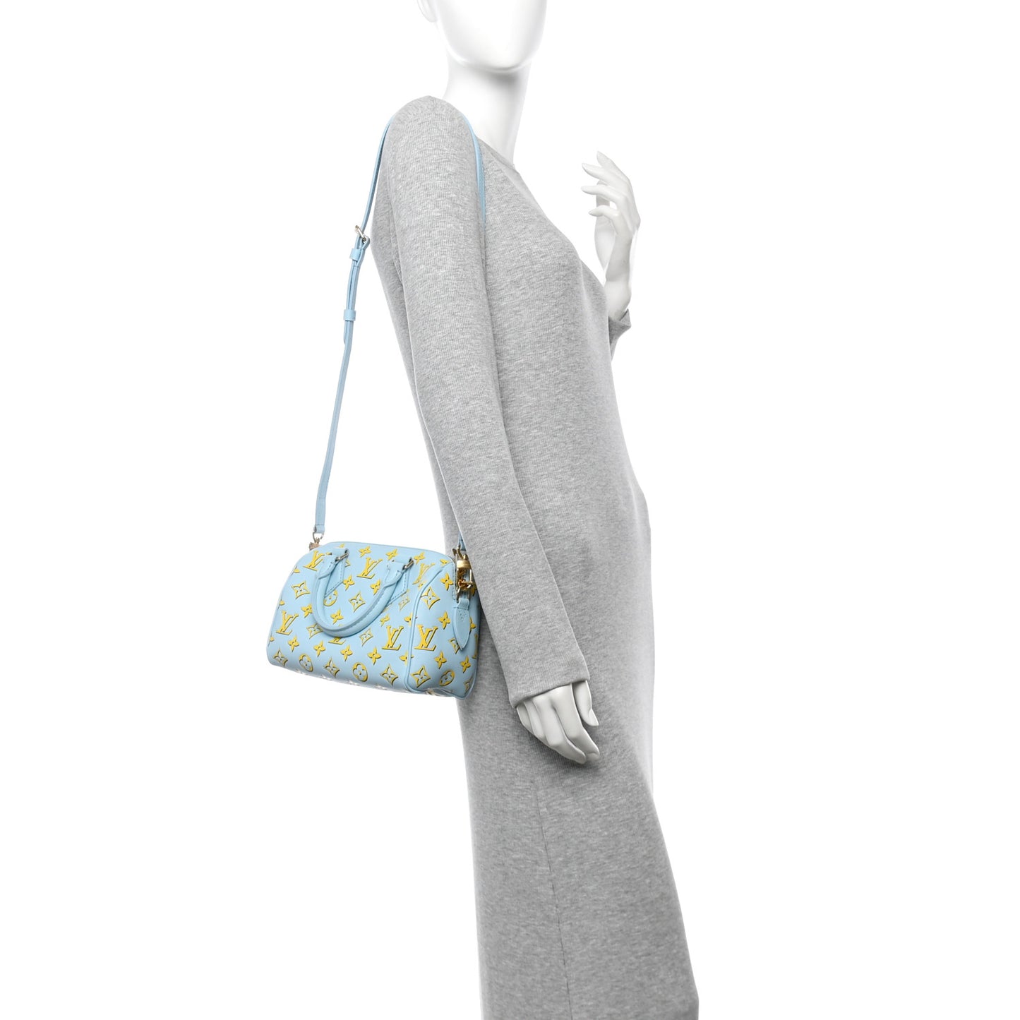 Empreinte Monogram Speedy Bandouliere 20 Baby Blue