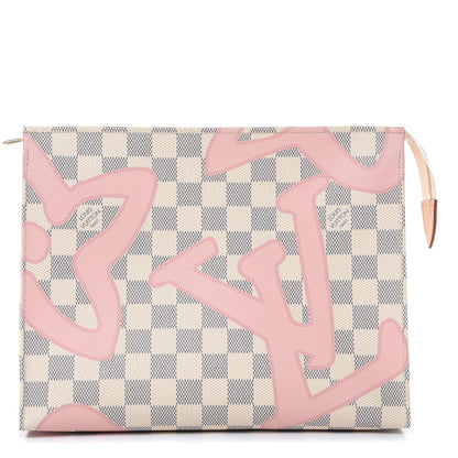 Louis Vuitton Damier Azur Tahitienne Toiletry Pouch 26 1 of 10