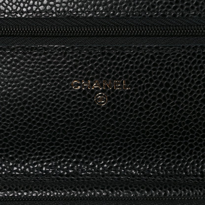 Chanel Caviar Quilted Wallet On Chain WOC Black 6 of 11