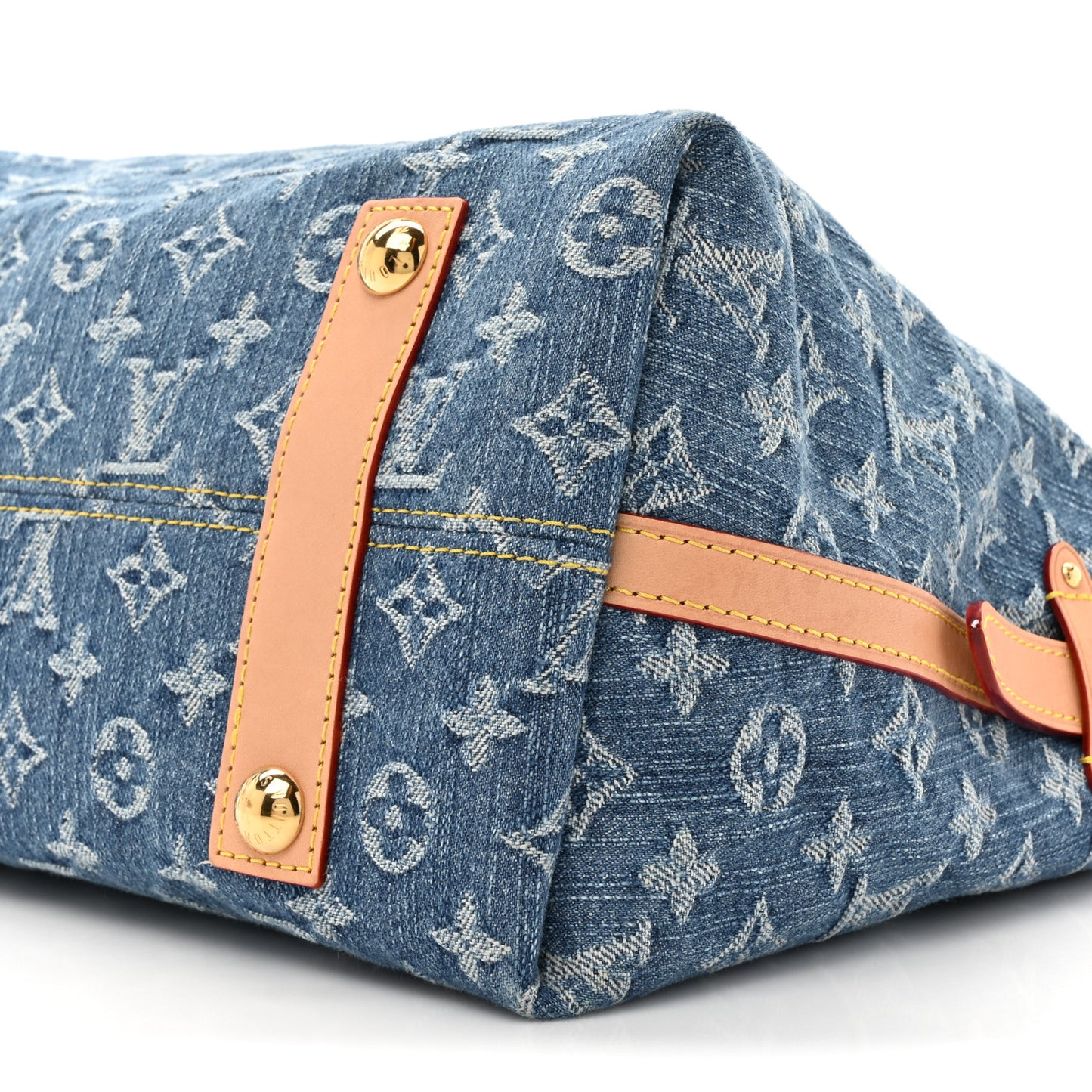 Monogram Denim CarryAll MM Blue