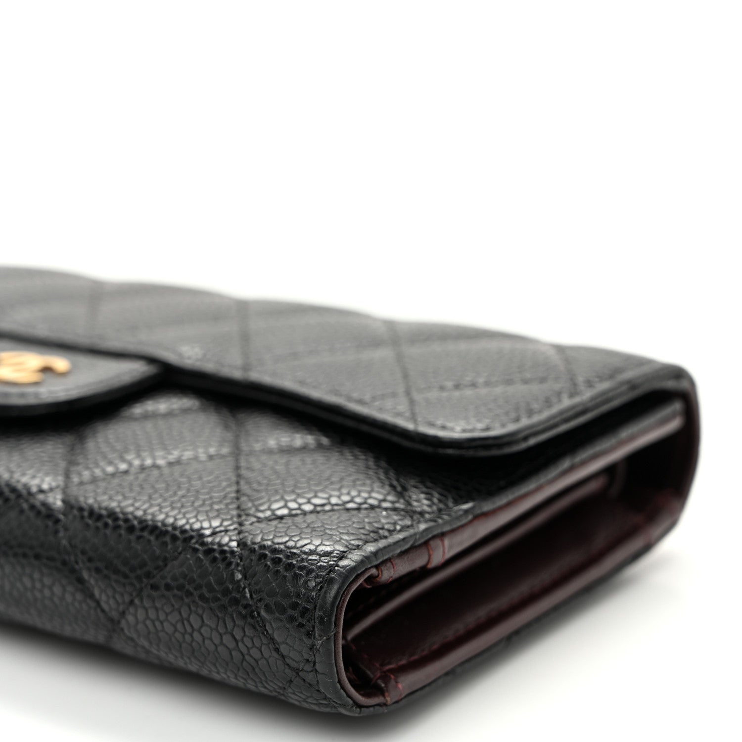 Chanel Caviar Quilted Large Flap Wallet Black 11 of 12