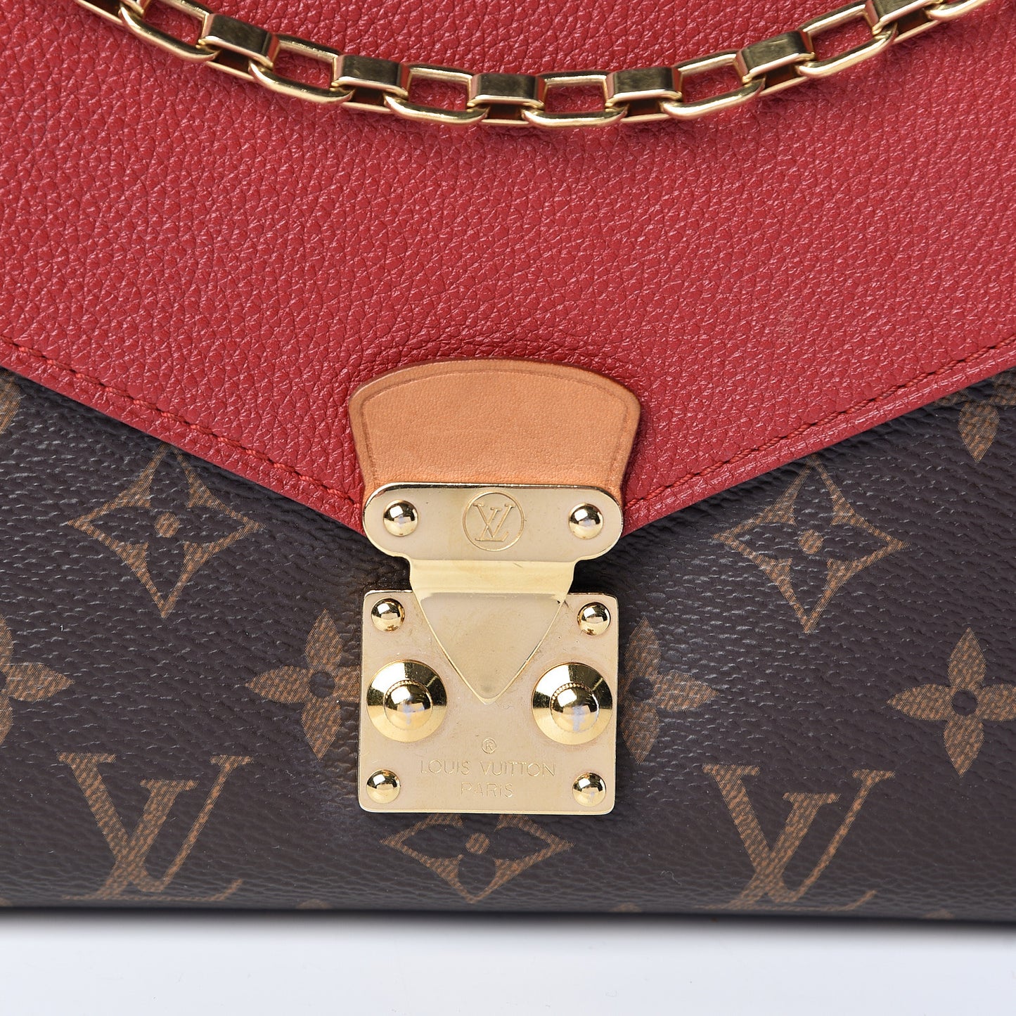 Monogram Pallas Chain Cherry