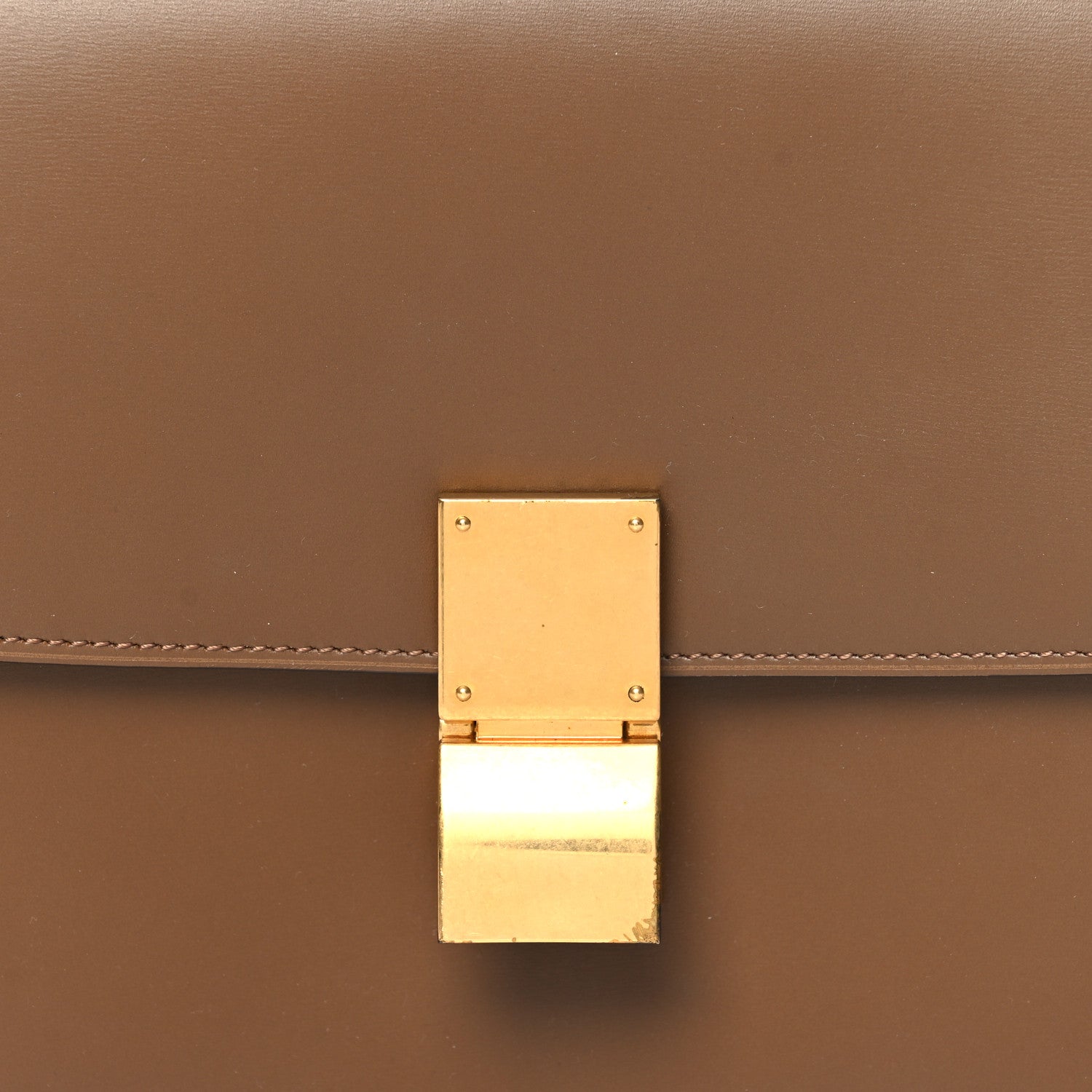 Celine Box Calfskin Medium Classic Box Flap Bag Camel 9 of 13