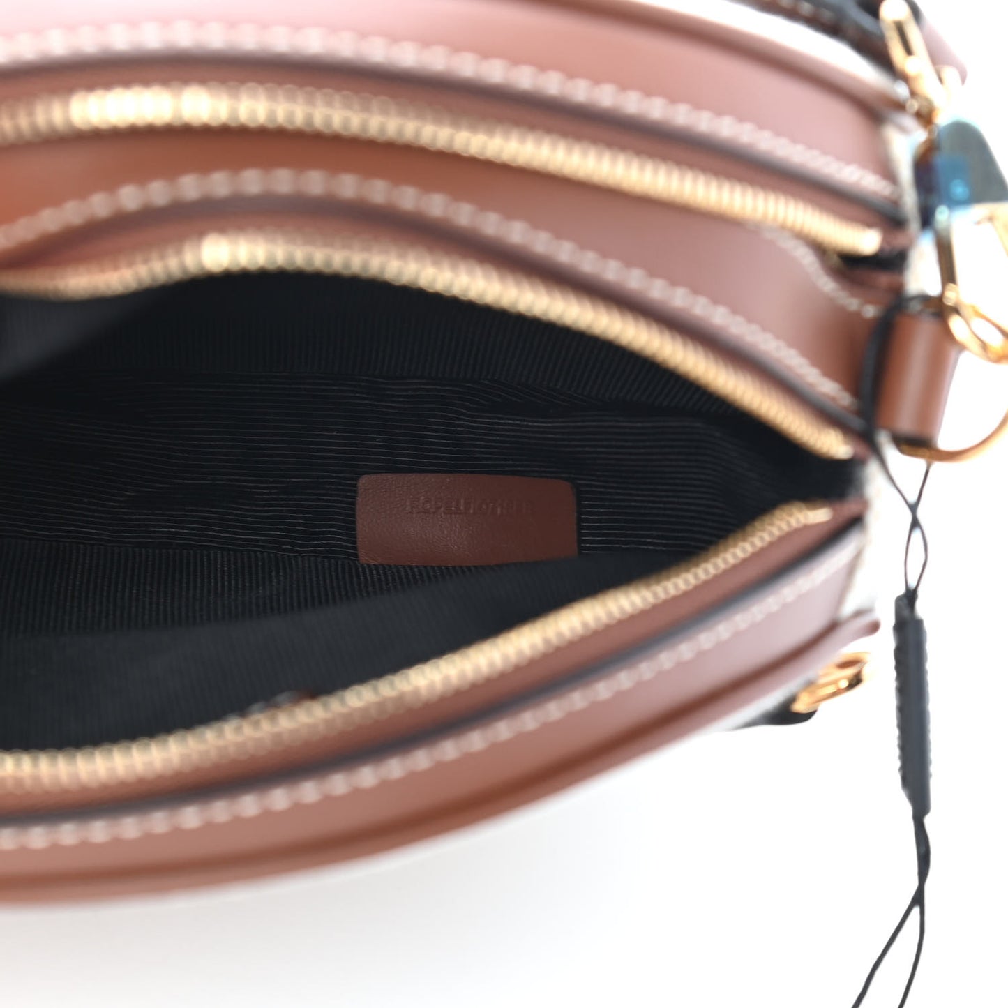 Canvas Calfskin Louise Bag Natural