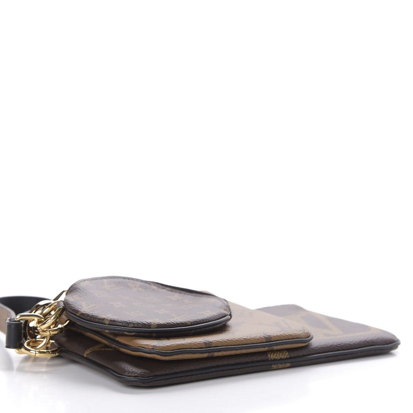 Reverse Monogram Giant Trio Pouch