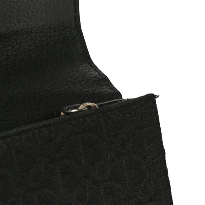 Christian Dior Monogram Flap Wallet Black 12 of 17
