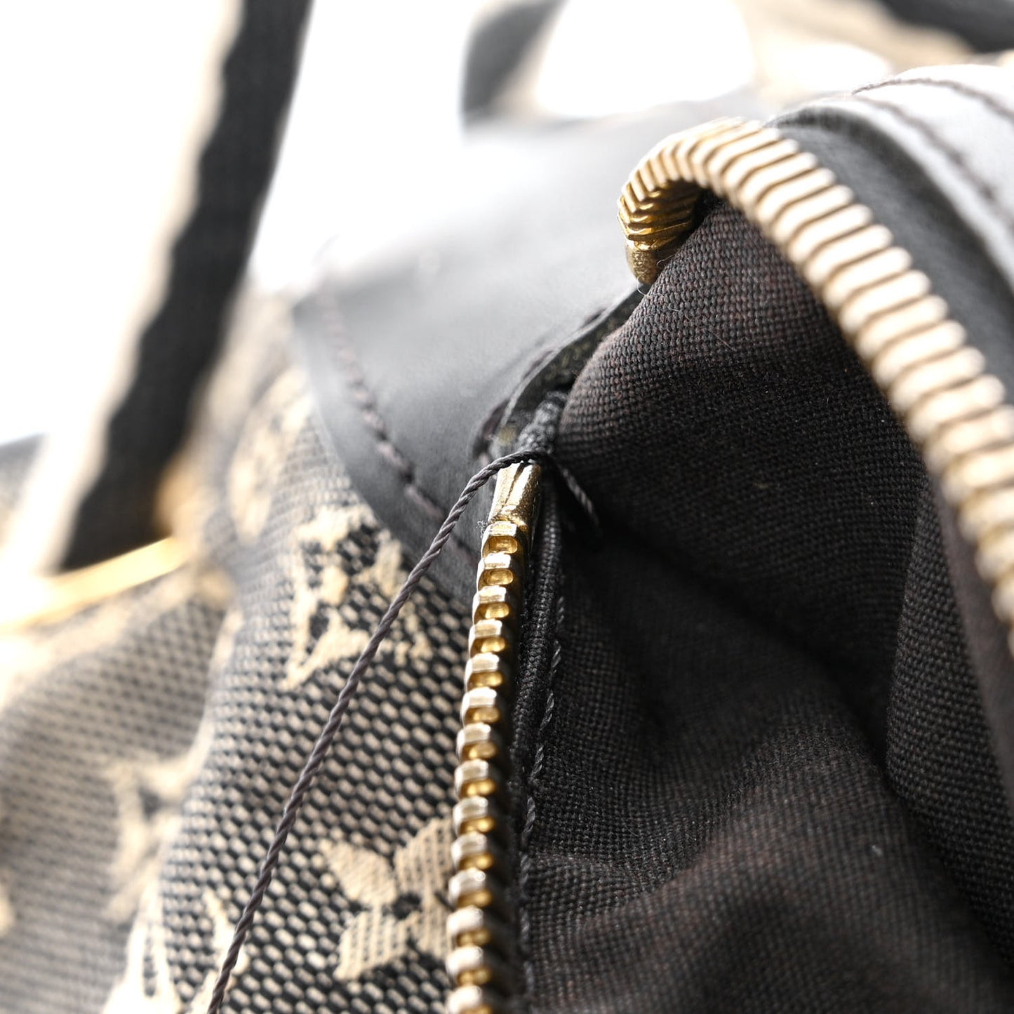Mini Lin Monogram Betsy Backpack Black