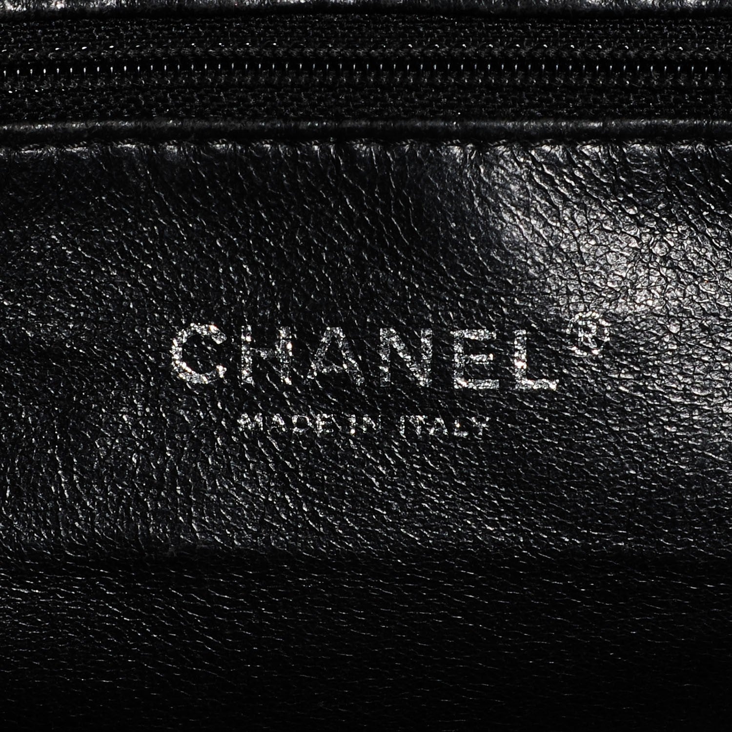 Chanel Glazed Caviar East West Modern Chain Tote Black 6 of 7