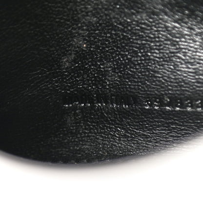 Balenciaga Metallic Calfskin Crocodile Embossed Hourglass Top Handle Bag XS Silver 8 of 13