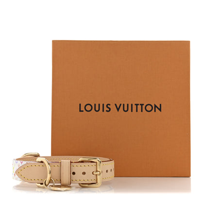 Louis Vuitton LV X TM Monogram Multicolor Dog Collar White 5 of 5