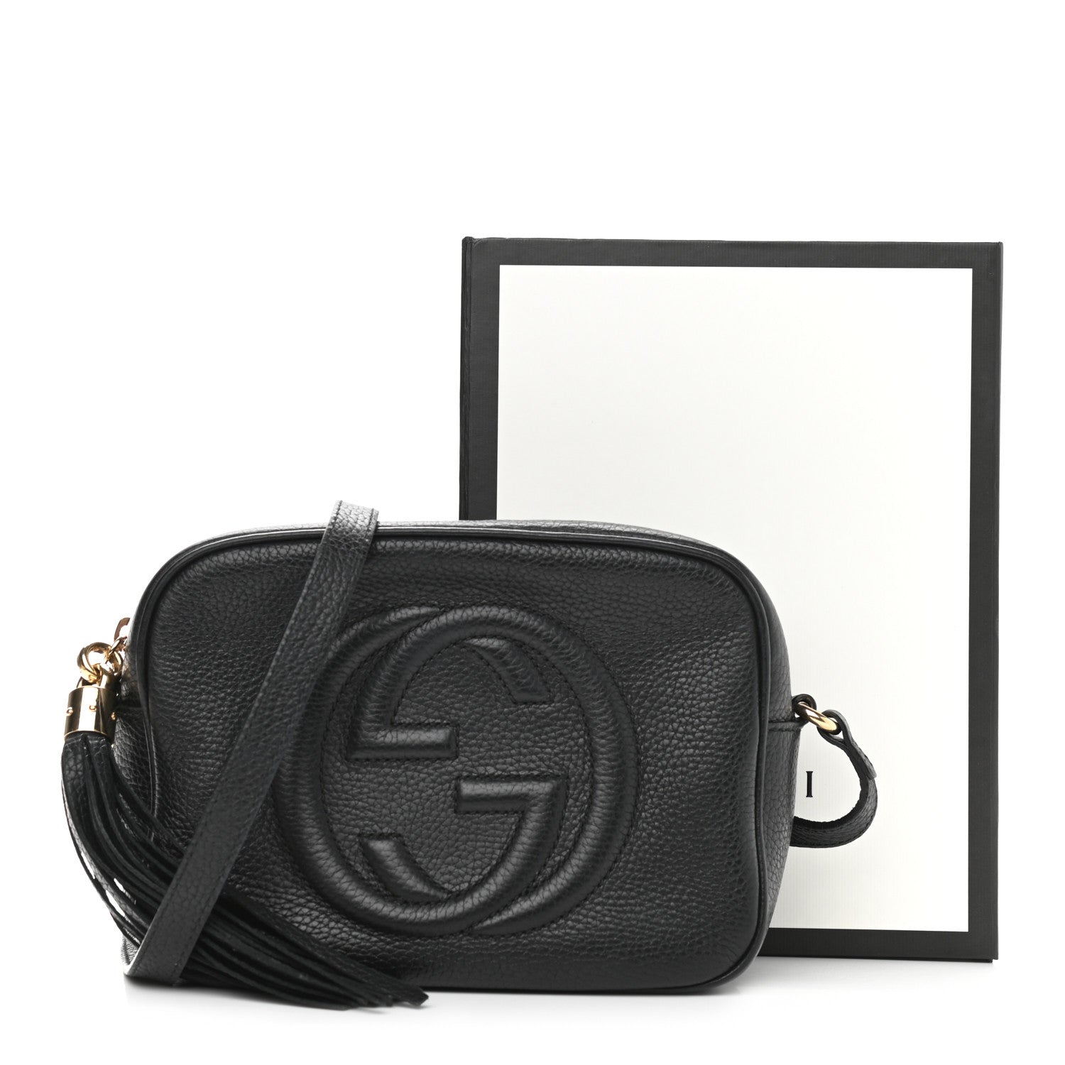 Gucci Pebbled Calfskin Small Soho Disco Bag Black 14 of 14